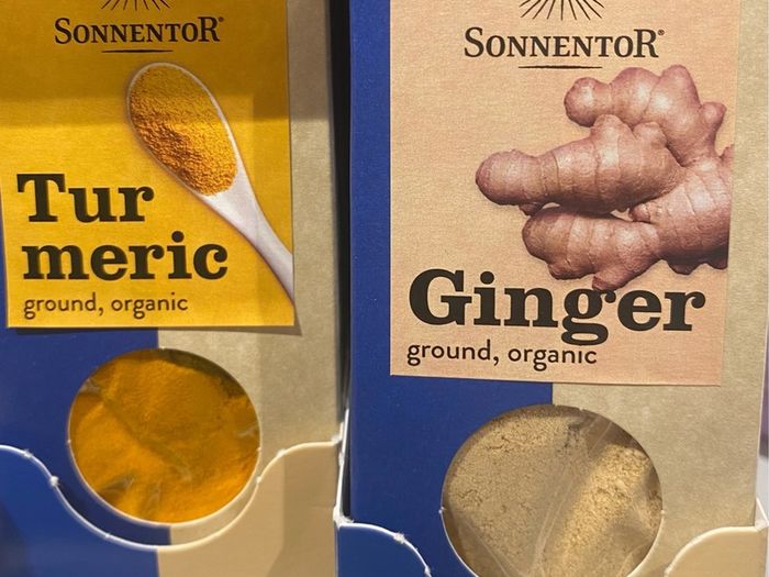 Turmeric ginger organic powder