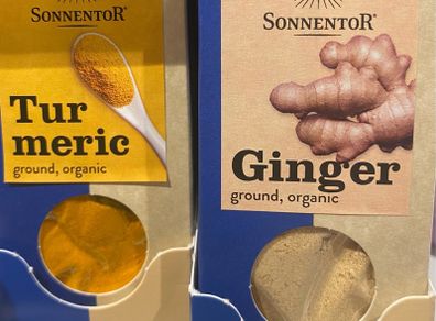 Turmeric ginger organic powder