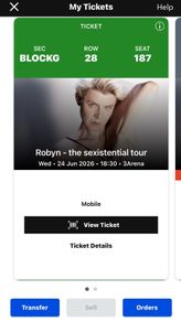 Robyn 3 Arena
