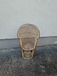 Child wicker armchair