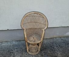 Child wicker armchair