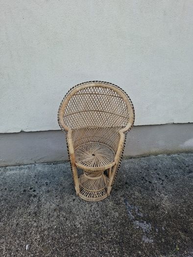 Child wicker armchair