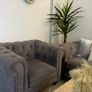 Grey Velvet Sofa's Image 5