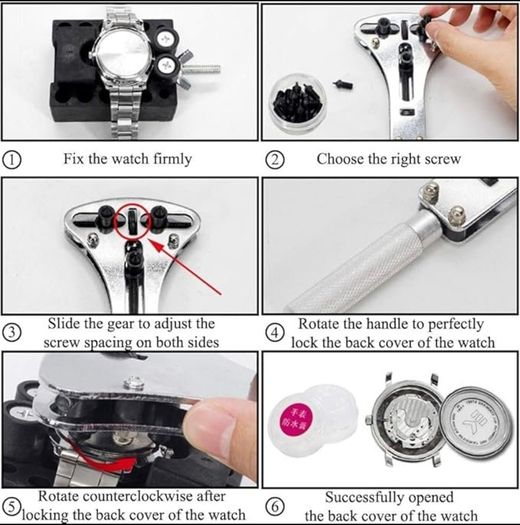 Watch Cover Wrench Opener