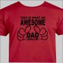 Fathers Day T-Shirt, Awesome, Worlds Greatest Dad T-shirt Image 3