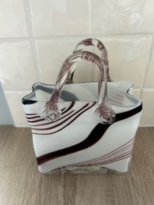 Glass Handbag Vase