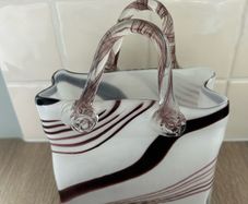 Glass Handbag Vase