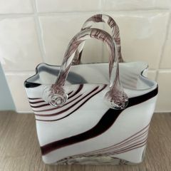 Glass Handbag Vase