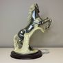 Silver coloured horse figurine Image 3