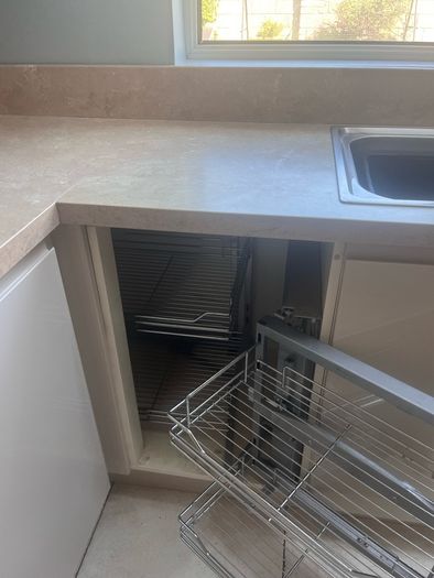 Solid painted kitchen