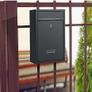 Post Boxes Wall Mounted Waterproof, Steel Mail Box with 2 Keys, Lockable Weatherproof Large Letter Image 7