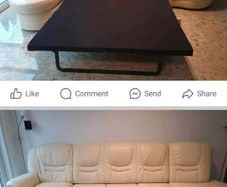 Long lasting leather sofa-bed