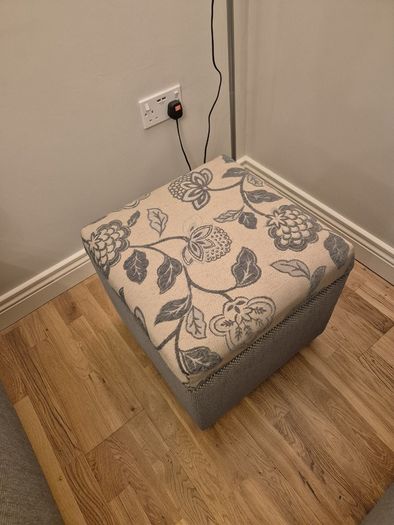 HandMade Large 2 Seater Sofa, Armchair and FootStool For Sale