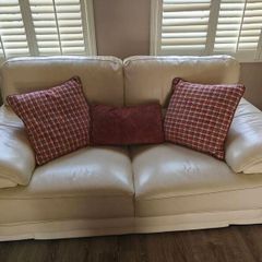 Italian leather sofa
