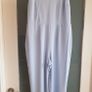 FOREVER21 XXI Powder Blue backless catsuit Sz M (Fit 10-12UK) Image 2