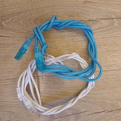 2x 2m Ethernet LAN Cables (RJ45)