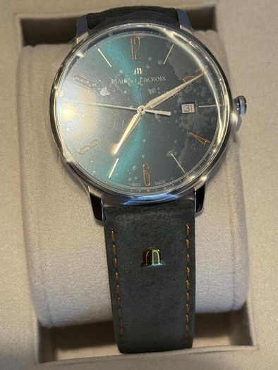 Maurice Lacroix Eliros Swiss Made Watch Green Dial Full Set