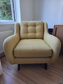 DFS French Connection Camden Chenille Armchair