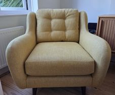 DFS French Connection Camden Chenille Armchair