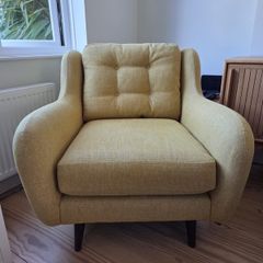 DFS French Connection Camden Chenille Armchair