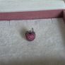 PANDORA red apple pave charm perfect condition fully hallmarked Image 4
