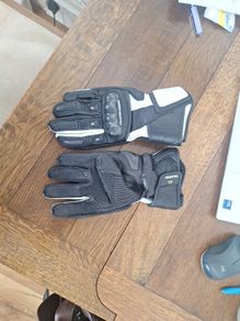 As new motorbike gloves