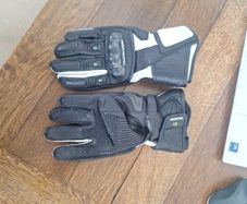 As new motorbike gloves