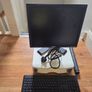Dell  monitor with adjustable stand and wireless keyboard, working perfect Image 4