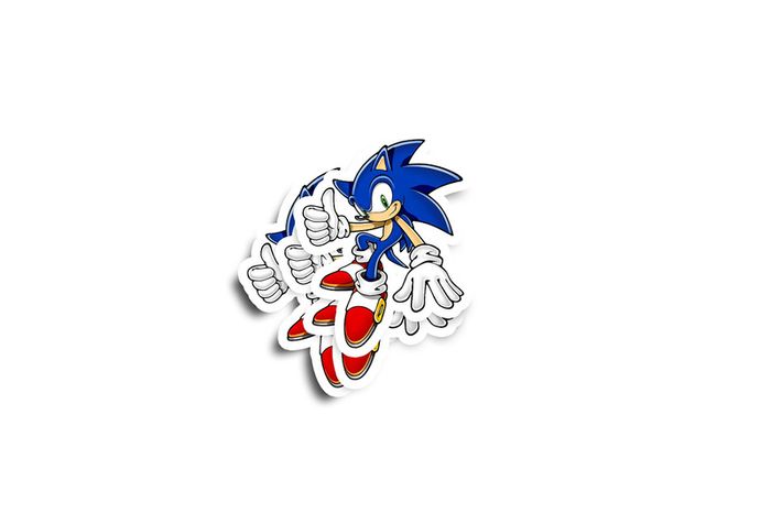 Sonic (Advance / X era) Stickers 2-Pack