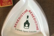 Large  Benedictine  Liqueur Ashtray, made in Marseille, France mid 1970s  In mint condition