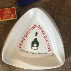 Large  Benedictine  Liqueur Ashtray, made in Marseille, France mid 1970s  In mint condition