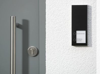 DoorLine Slim DECT Wireless Black Door Intercom System