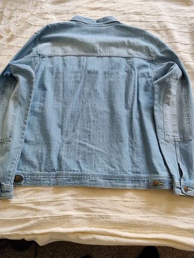 Mens denim cotton jacket size 3XL in very good condition see last three photos for exact measurements FREE STANDARD POSTAGE INCLUDED