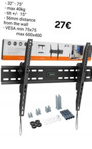 TV Wall Mount Bracket Tilt 32" - 75" TV