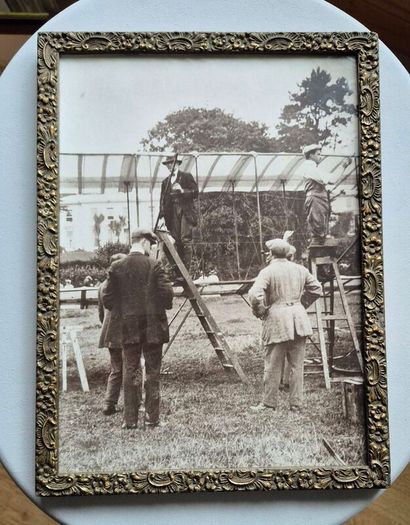 Early Aviation Photo Claude Grahame-White at Torre Abbey Meadows