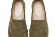 mens suede slip on loafers