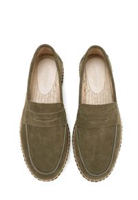 mens suede slip on loafers