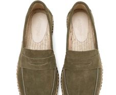 mens suede slip on loafers
