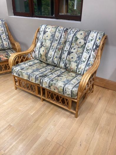 Rattan Suite - Couch and 2 Armchairs