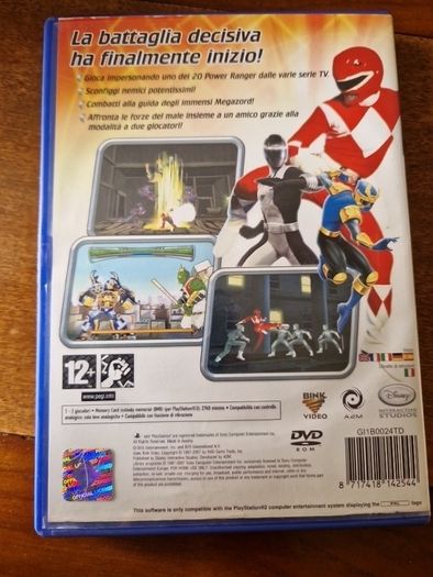 Powers Rangers Super Legends PlayStation2 Ps2 games Original