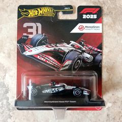 Hot Wheels Premium Formula 1 MoneyGram 2025 Haas F1 Team HRV11 1:64 die-cast car