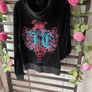 hoodie juicy couture black logo hoodie large Image 2