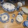Job Lot of Decorative Blue Themed Ceramic Items Image 4