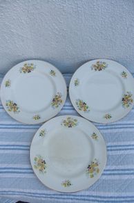 Arklow Pottery Floral Plates x 3