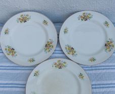 Arklow Pottery Floral Plates x 3