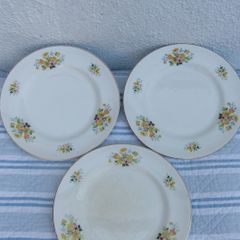 Arklow Pottery Floral Plates x 3