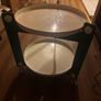 Modern coffee / side table with wheels Image 5