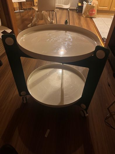 Modern coffee / side table with wheels
