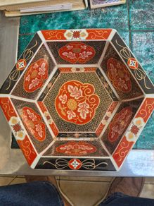 Amari Japanese hexagonal dish