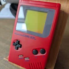 Nintendo Gameboy DMG-01 (the OG) in a NEW Red Shell - Optional Flash Cart - #428
